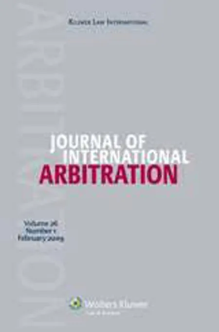 Journal of International Arbitration 